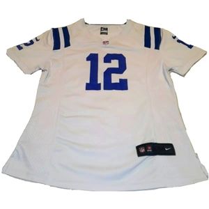 Nike NFL Indianapolis Colts Womens Andrew Luck Jersey Size XL White Blue